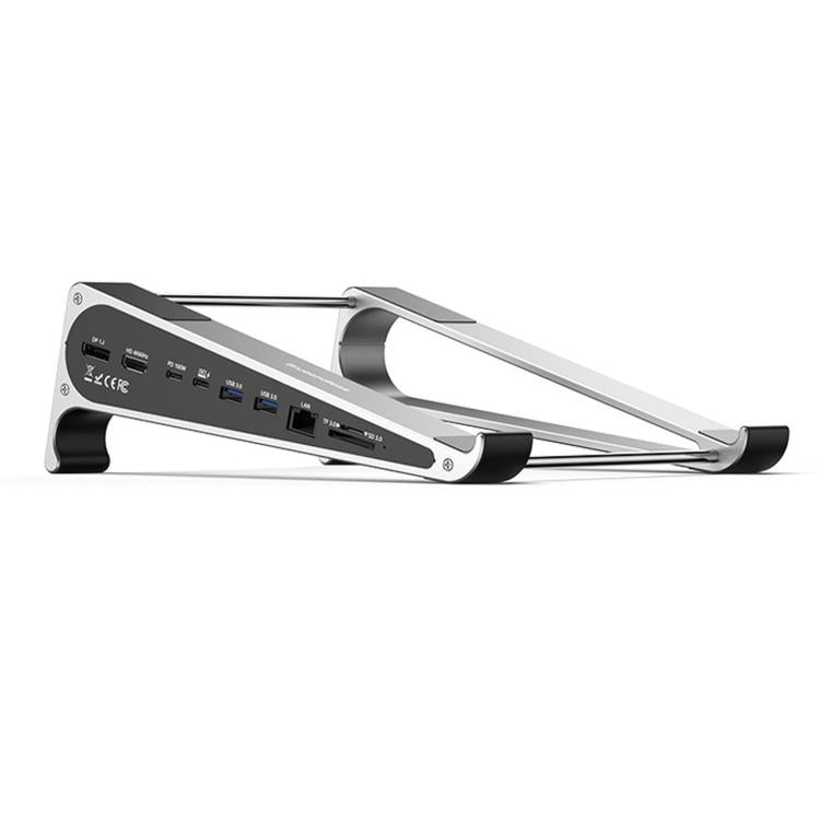 TYPE-C Laptop / Tablet Stand With USB 3.0 Expansion Dock, 9 in 1 Expansion/Triple Display/Ethernet Port, 8 in 1 Expansion/Ethernet Port, 8 in 1 Expansion