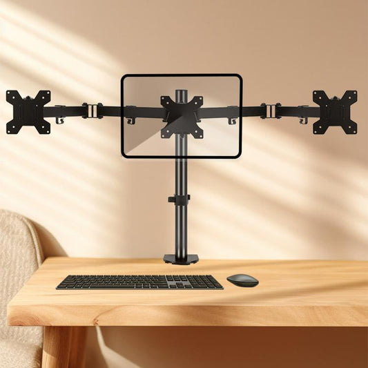 360 Degree Rotating Monitor Mount with Triple Screen, ZX-T033W