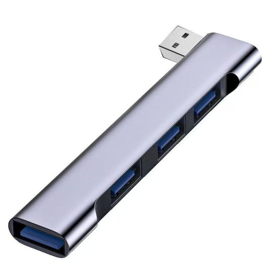 Side-Bend 4 In 1 Expander Splitter External HUB, USB+USB 2.0 x 3+USB 3.0, Type-C+USB 2.0 x 3+USB 3.0, Type-C+USB 2.0 x 2+PD+USB 3.0
