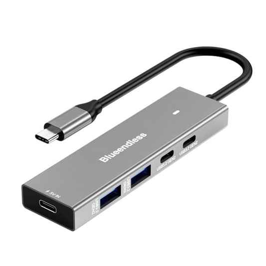 Blueendless 5 In 1 10Gbps High-Speed Computer/Mobile Phone Converter/Extension Splitter, USB 3.2 x 2+Type-C 3.2 x 2, Type-C 3.2 x 4
