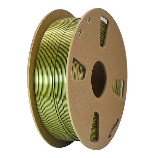 Dual Color Silk PLA Filament 1.75mm 1kg Spool Magic Color Shifting Shiny Metallic 3D Printing Material
