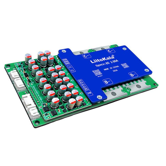 LiitoKala Lithium Iron Phosphate Bluetooth BMS Lithium Battery Protection Board, 8S-24V 100A