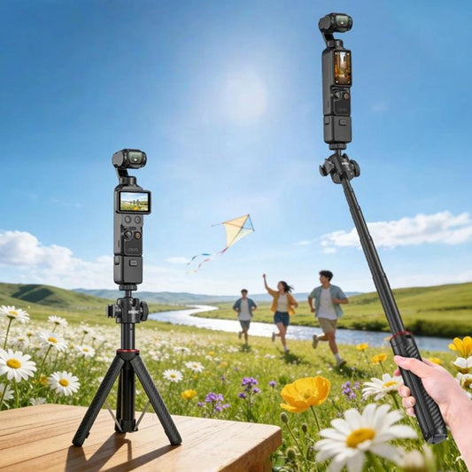 For DJI Osmo Pocket 4 / Action 6 / GoPro BRDRC Selfie Extension Tripod