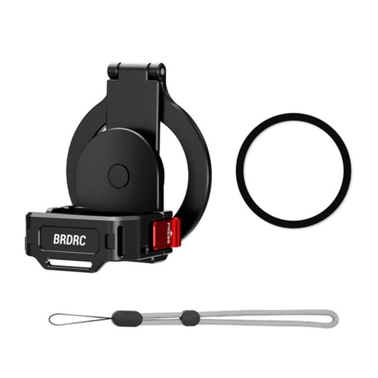 For DJI Osmo Pocket 4 / 4P / 3 BRDRC Teleprompter Magnetic Holder Cold Shoe Extender Phone Clip