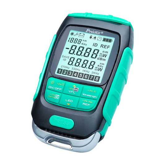 Multifunctional Optical Power Meter 4 In 1 Fiber Optic Tester, Proskit MT-7615-C 15nW, Proskit MT-7616-C 30nW