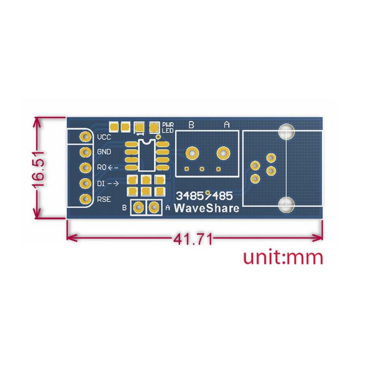 Waveshare RS485 Board 3.3V UART to RS485 Transceiver Communication Module, 3.3V