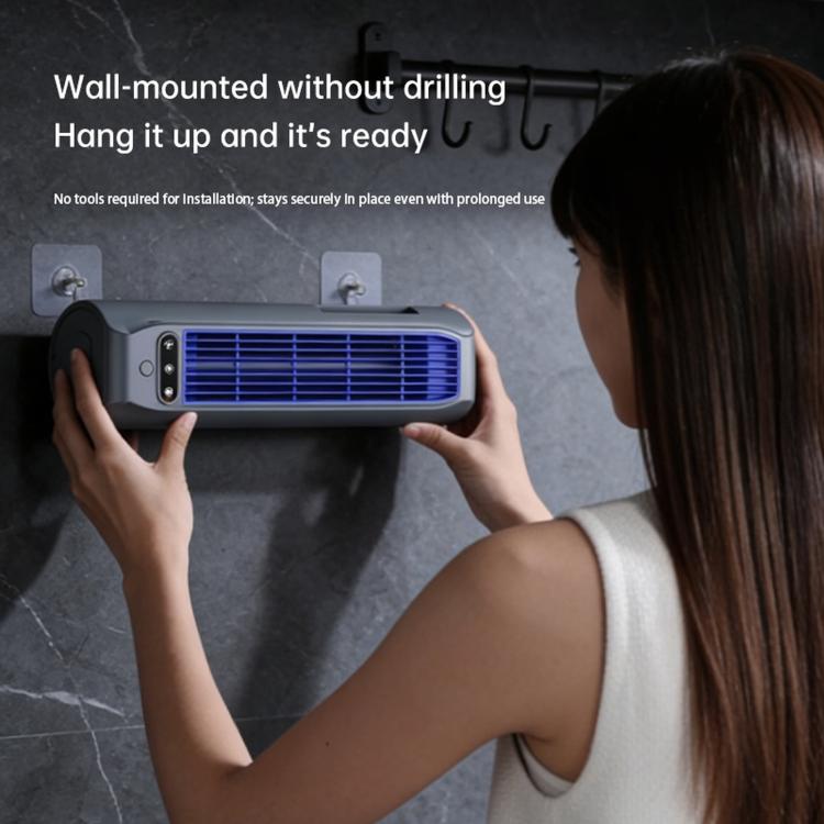 E7 Digital Display Desktop Tower Fan For Home Punch-Free Wall Mount & Table Fan With Phone Holder