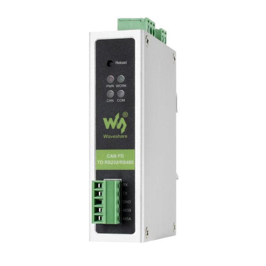 Waveshare CAN FD Protocol Converter CAN FD To RS232/RS485 Bidirectional Data Communication, CAN FD To RS232/RS485