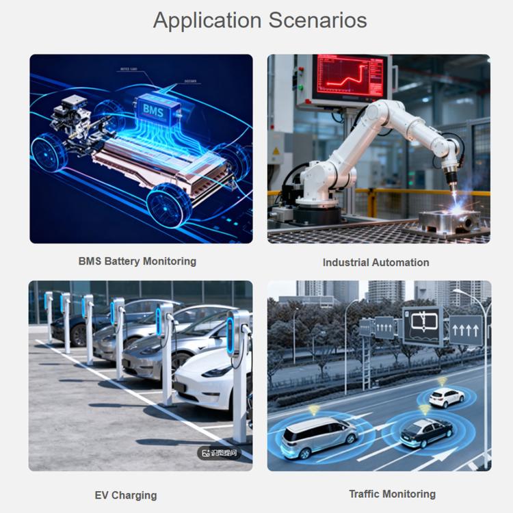 Waveshare CAN FD Protocol Converter CAN FD To ETH/RS232/RS485 Bidirectional Data Communication, CAN FD To ETH/RS232/RS485