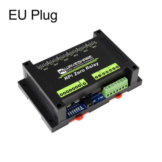 Waveshare Industrial 6-Ch Relay Module For Raspberry Pi Zero RS485/CAN, Isolated Protections, EU Plug, US Plug