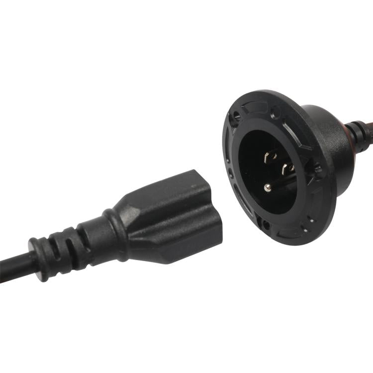NEMA 5-15P 20A AC Port Plug with Dual Y-Splitter Cords Power Inlet for RV Camper, US Plug, Power Inlet Cord Only, with DIY Installation Kit