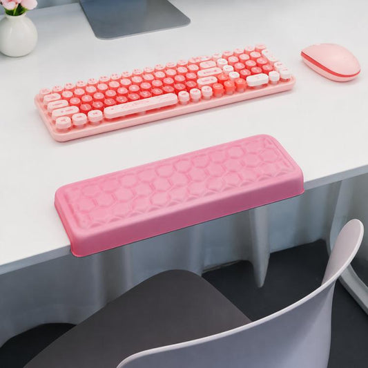 L-Shaped Elbow Pad for Desk Ergonomic Keyboard Wrist Rest Support Non-Slip Soft Foam Cushion for Desk Edge