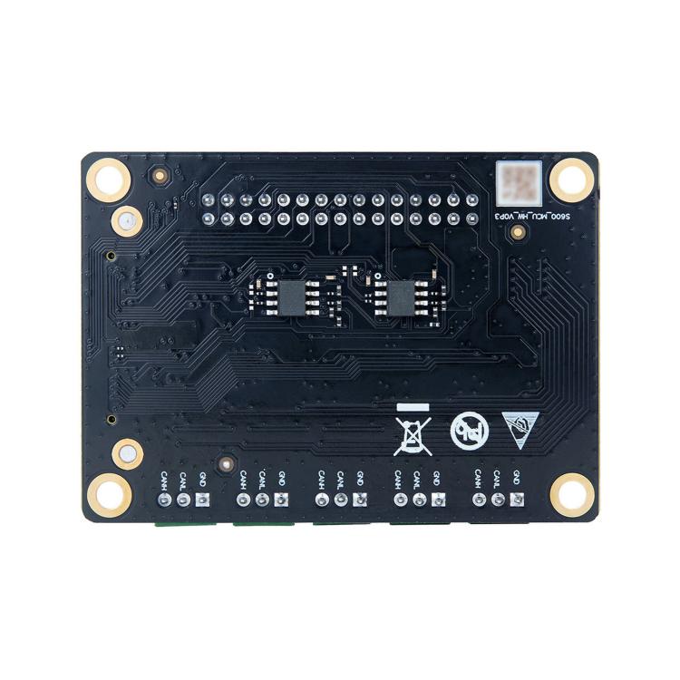 Yahboom D-Robotics RDK S600 MCU Port Expansion Board 5-Channel CAN FD Up to 8Mbps, RDK S600 MCU