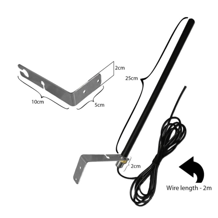 433MHz Outdoor Antenna For Garage Door Remote Controls, 433MHz Length 2m, 433MHz Length 3m