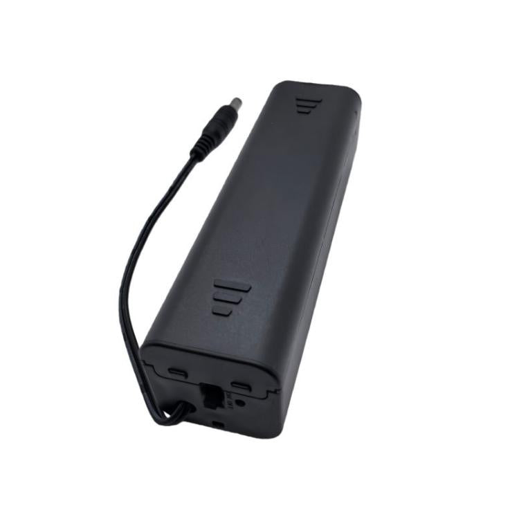 8 AA Battery Holder with ON/OFF Switch 12V Portable Double A Battery Case with 5.5mm x 2.1mm DC Male Plug, 8 AA 12V Square