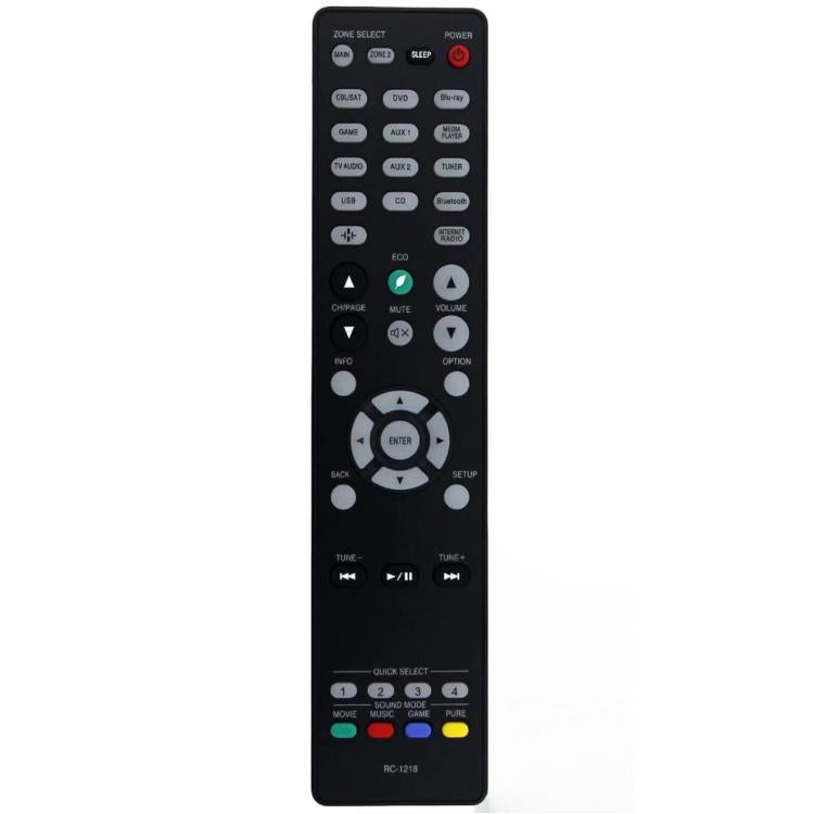 Replacement Remote Control For Denon AV Receiver Audio Video Controller, RC-1162, RC-1167, RC-1216, RC-1218, RC-1227, RC-1228, RC-1234