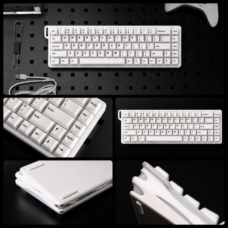 MONSGEEK Verve 68 ARGB 2-Layer Keycaps Magnetic Switch Keyboard E-Sports Gaming Mechanical Keyboard, Wired, 3-Mode