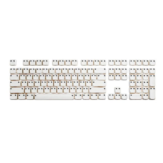 AKKO Cute Light-Transmitting Cat Ear Keycaps Universal Mechanical Keyboard Keycap Accessories, 113 Keys