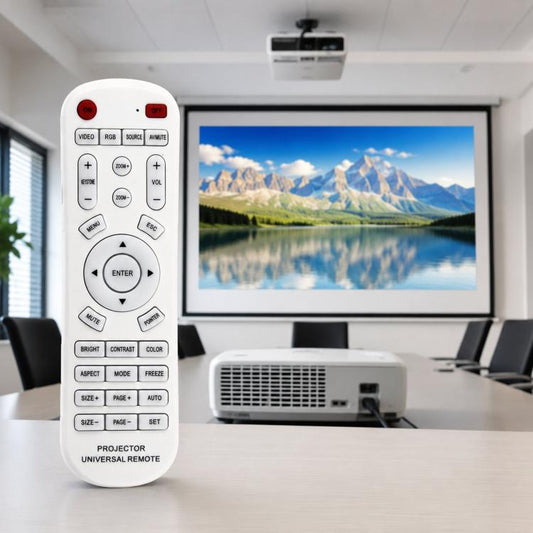 Universal Projector Remote Control Replacement Compatible with Epson BenQ Optoma Acer NEC