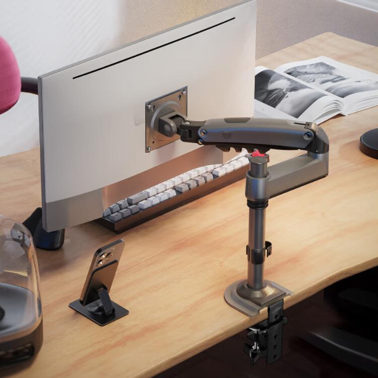 NORTH BAYOU Desktop Height-Adjustable Inverted Robotic Arm Monitor Stand