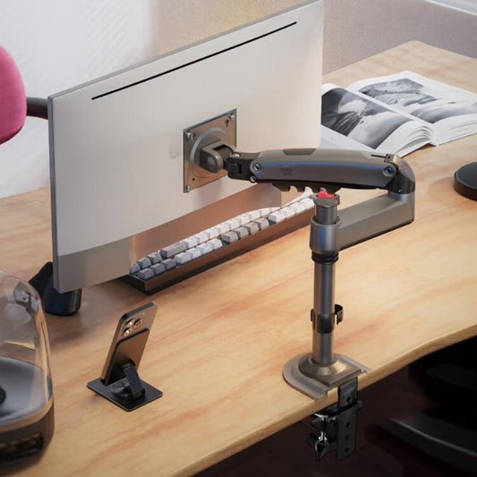 NORTH BAYOU Desktop Height-Adjustable Inverted Robotic Arm Monitor Stand