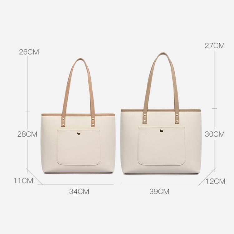 Women Laptop Tote Bag PU Leather Work Shoulder Bag, 13.3/14 inch, 15.6/16 inch