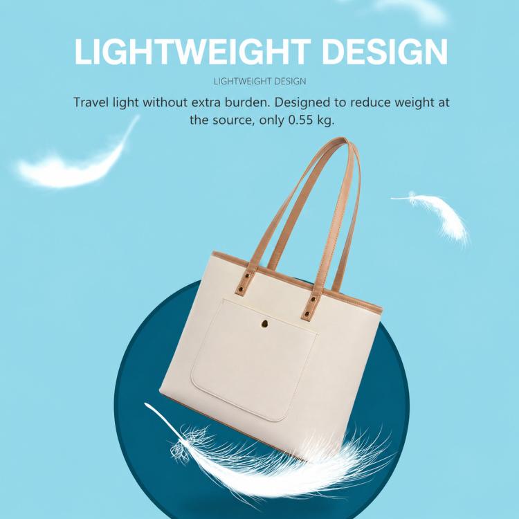 Women Laptop Tote Bag PU Leather Work Shoulder Bag, 13.3/14 inch, 15.6/16 inch