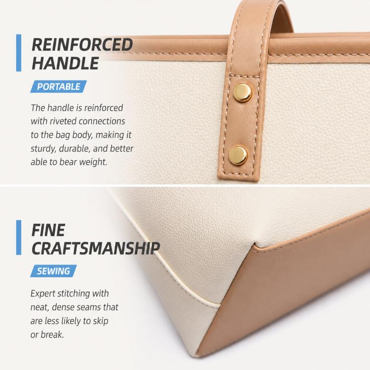 Women Laptop Tote Bag PU Leather Work Shoulder Bag, 13.3/14 inch, 15.6/16 inch