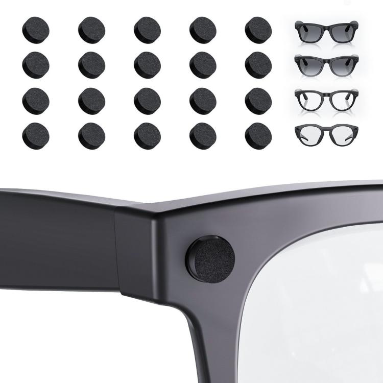 For Meta Ray-Ban Wayfarer / Skyler / Headliner 20pcs /Box Smart Glasses Privacy LED Light Stickers