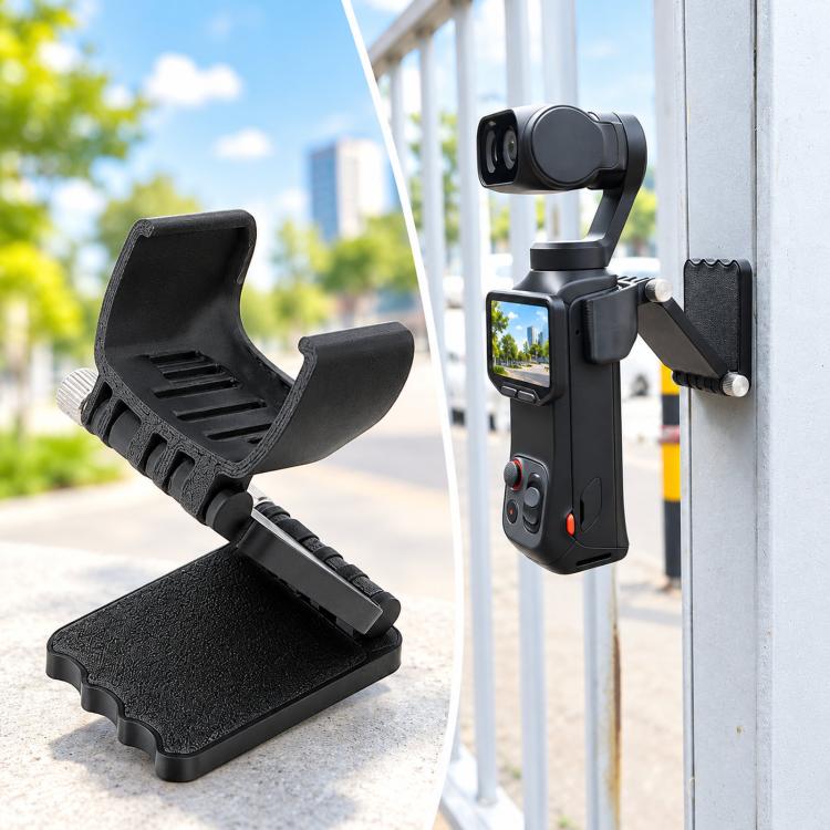 For Insta360 Luna Pro / Ultra Wrap-around Magnetic Mount Holder Adjustable Angle Foldable Hands Free Bracket, Wrap-around