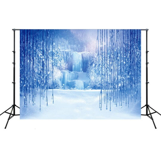 2.1m x 1.5m Frozen Party Setting Snow Photo Background Cloth, Frozen