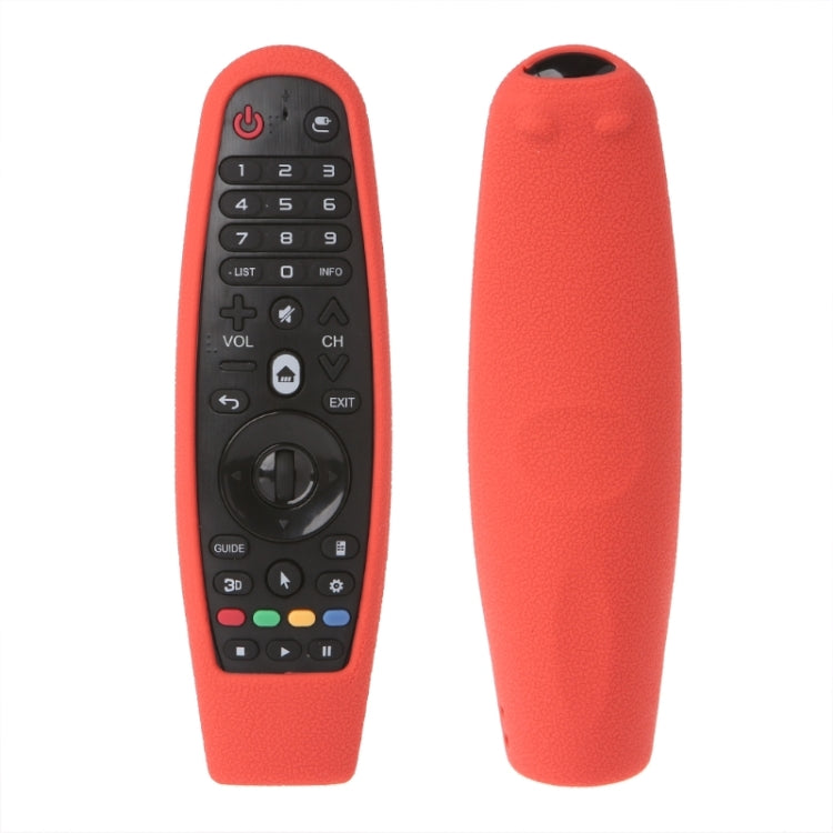Silicone Remote Control Cover Case Protective Skin for LG AN-MR600 Smart TV Remote Controller, Black, Blue, Noctilucent Green, Noctilucent Blue, Red