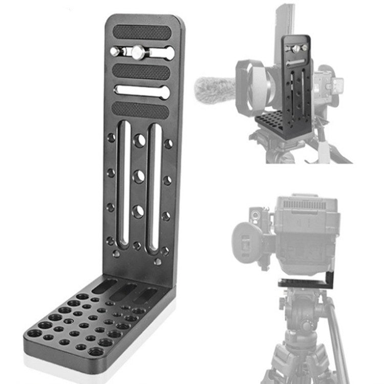 BXIN L130C Universal L-shaped Vertical Clapper SLR Tripod Hydraulic Pan/tilt Quick Release Plate Suitable For Shadow Stabilizer, BEXIN L130C