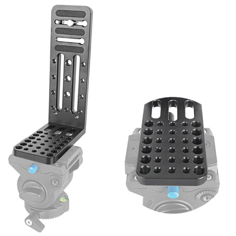 BXIN L130C Universal L-shaped Vertical Clapper SLR Tripod Hydraulic Pan/tilt Quick Release Plate Suitable For Shadow Stabilizer, BEXIN L130C