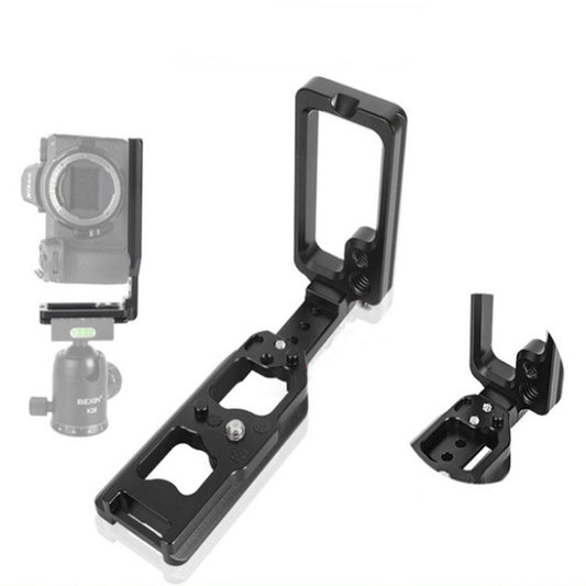 BEXIN for Nikon Z7 / Z6 Push-Pull Type Aluminum Alloy Vertical Shoot Quick Release L Plate Bracket Base Holder, BEXIN for Nikon Z7
