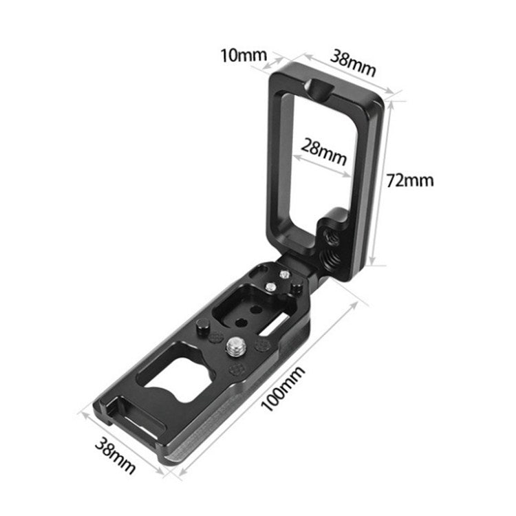 BEXIN for Nikon Z7 / Z6 Push-Pull Type Aluminum Alloy Vertical Shoot Quick Release L Plate Bracket Base Holder, BEXIN for Nikon Z7