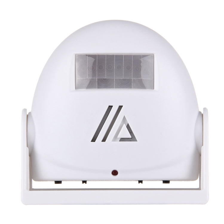5301 Wireless Infrared Motion Sensor Welcome Alarm Intelligent Greeting Warning Doorbell, IR Distance: 10m, 5301 White