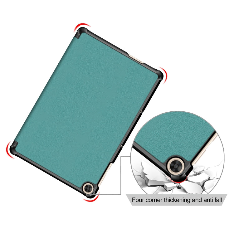 Custer Painted 3-folding Holder Tablet PC Leather Case