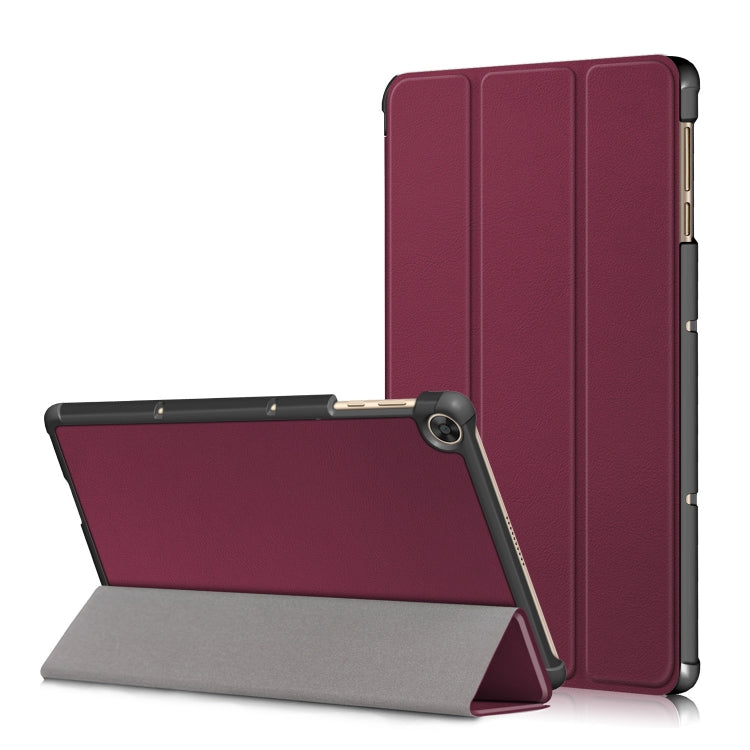 Custer Painted 3-folding Holder Tablet PC Leather Case