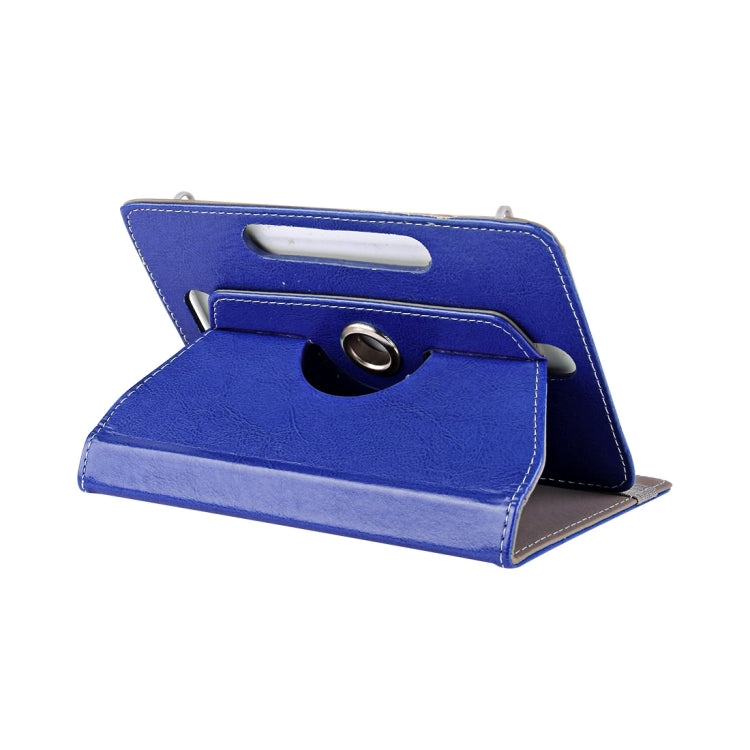 10 inch Tablets Leather Case Crazy Horse Texture 360 Degrees Rotation Protective Case Shell with Holder for Asus ZenPad 10 Z300C, Huawei MediaPad M2 10.0-A01W, Cube IWORK10, 10 inch Blue, 10 inch Magenta, 10 inch Purple, 10 inch Baby Blue, 10 inch Whit...