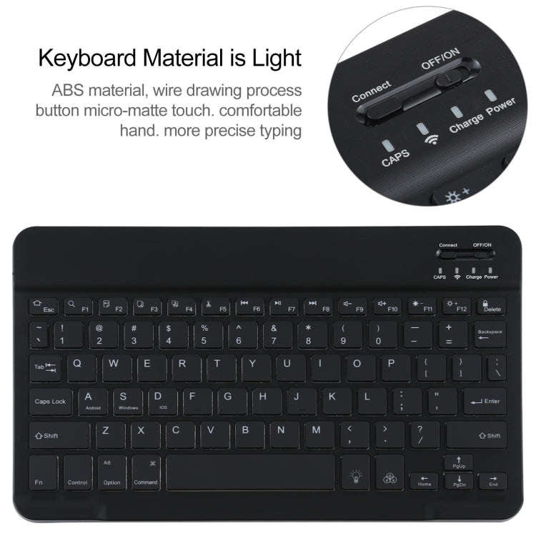 AM10S Detachable Bluetooth Backlight Keyboard Ultrathin Horizontal Flip Leather Tablet Case with Holder for Lenovo M10 Plus 10.3 inch X606F, For Lenovo M10 Plus