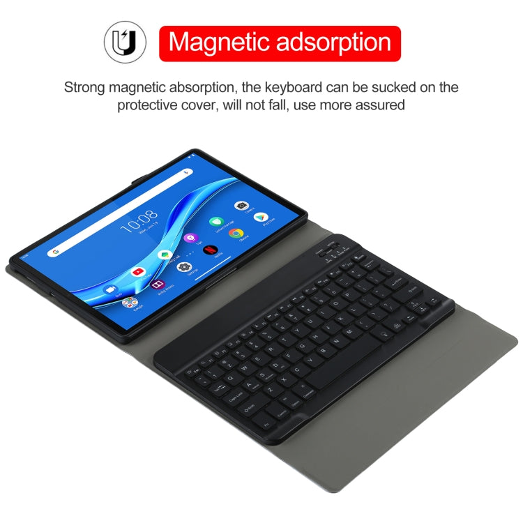 AM10S Detachable Bluetooth Backlight Keyboard Ultrathin Horizontal Flip Leather Tablet Case with Holder for Lenovo M10 Plus 10.3 inch X606F, For Lenovo M10 Plus