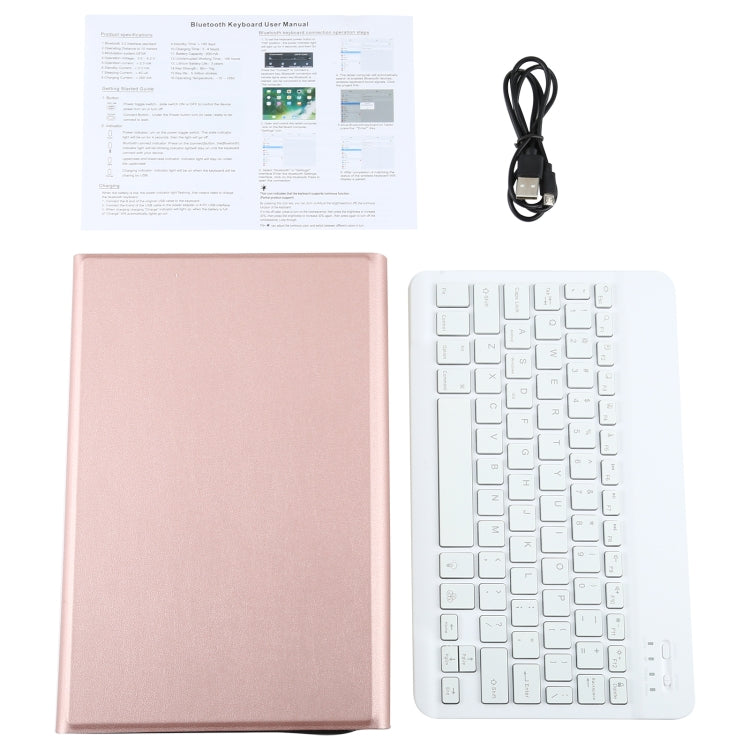 A500S Detachable Bluetooth Backlight Keyboard Ultrathin Horizontal Flip Leather Tablet Case with Holder for Samsung Galaxy Tab A7 10.4 (2020) T500 / T505, For Samsung Galaxy Tab A7 10.4 (2020)