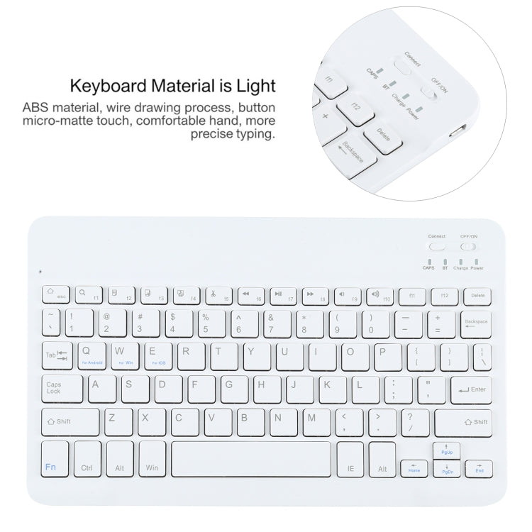 AM12 2 in 1 Removable Bluetooth Keyboard + Protective Leather Tablet Case with Holder for Lenovo Tab P11 (Tab-J606F), AM12