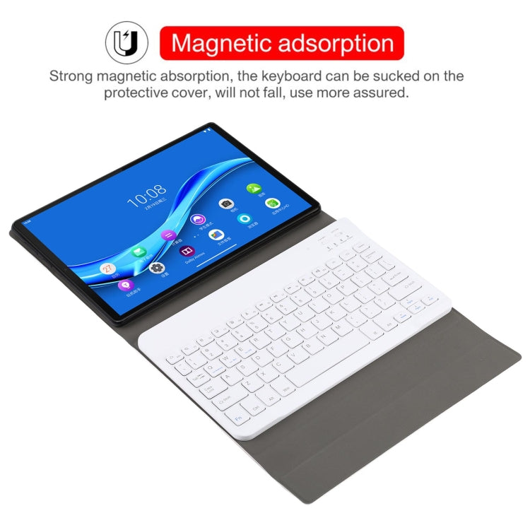 AM10 2 in 1 Removable Bluetooth Keyboard + Protective Leather Tablet Case with Holder for Lenovo M10 FHD Plus 10.3 inch, AM10
