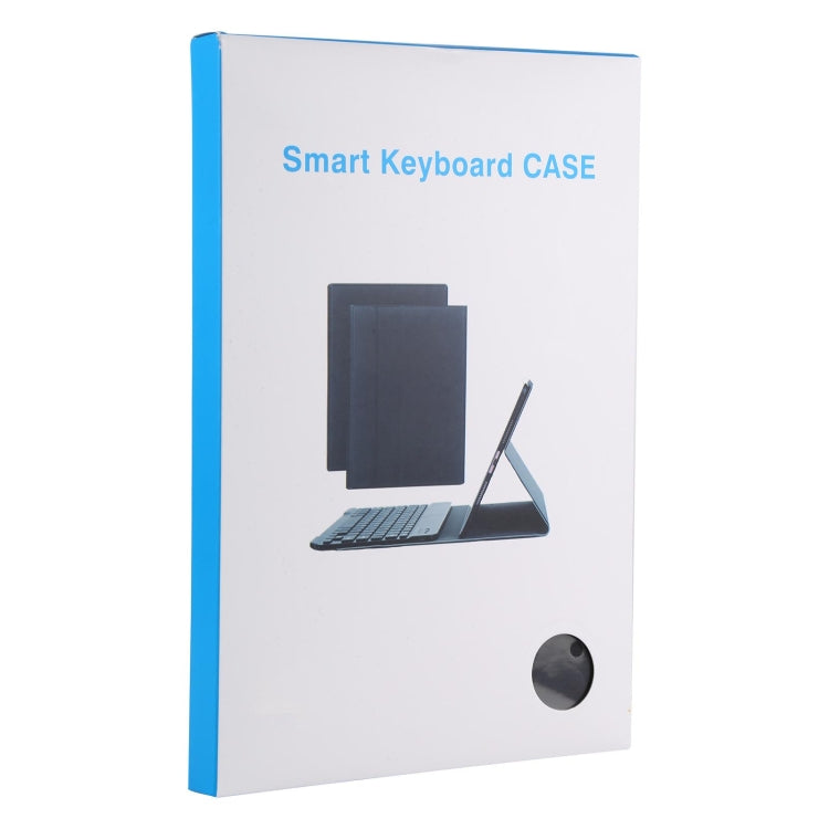 AM11 2 in 1 Removable Bluetooth Keyboard + Protective Leather Tablet Case with Holder for Lenovo M10 FHD REL TB-X605FC/LC, AM11