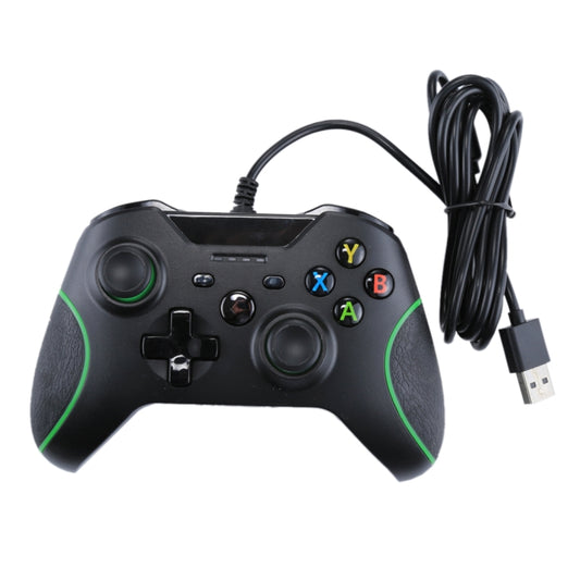 Wired USB Game Controller Gamepad for XBOX ONE Console / PC / Laptop, Cable Length: About 2.1m, HSY-008 (Black)