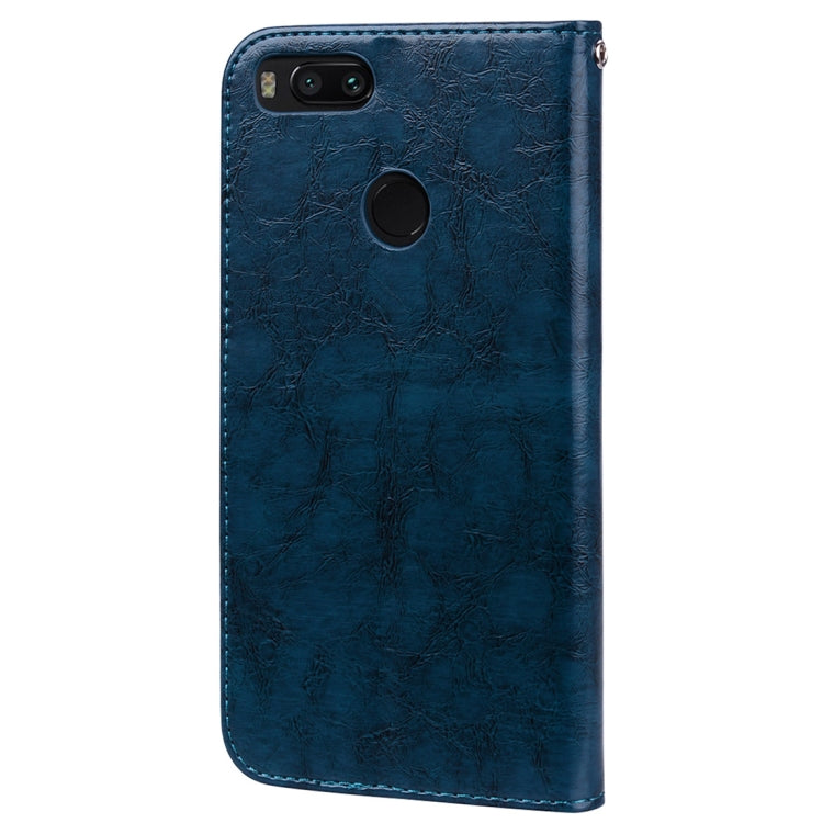 For Xiaomi  Mi A1 & 5X Business Style Oil Wax Texture Horizontal Flip Leather Case with Holder & Card Slots & Wallet & Lanyard, For Xiaomi Mi A1, For Xiaomi Mi A1 & 5X