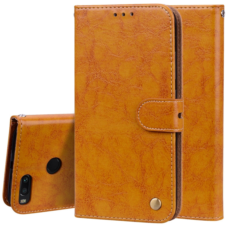 For Xiaomi  Mi A1 & 5X Business Style Oil Wax Texture Horizontal Flip Leather Case with Holder & Card Slots & Wallet & Lanyard, For Xiaomi Mi A1, For Xiaomi Mi A1 & 5X