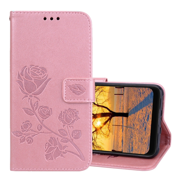 Rose Embossed Horizontal Flip PU Leather Case for Xiaomi Pocophone F1 , with Holder & Card Slots & Wallet, For Xiaomi Poco F1, For Poco F1